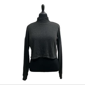 Charcoal Grey Turtleneck Sweater